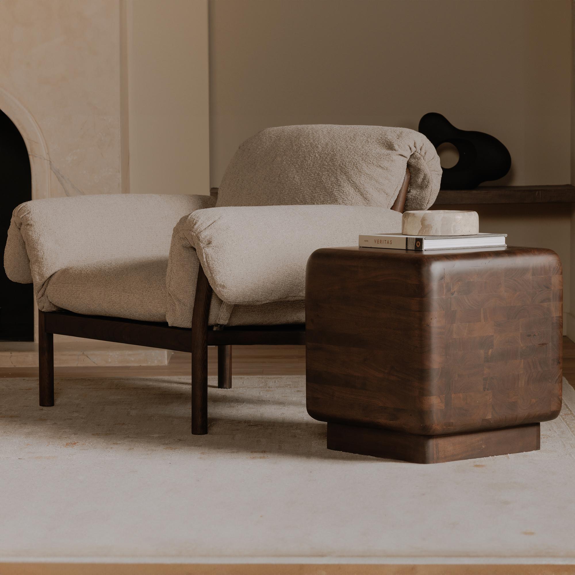 Eton Side Table Dark Brown 8 Eton Side Table Dark Brown - Image 8