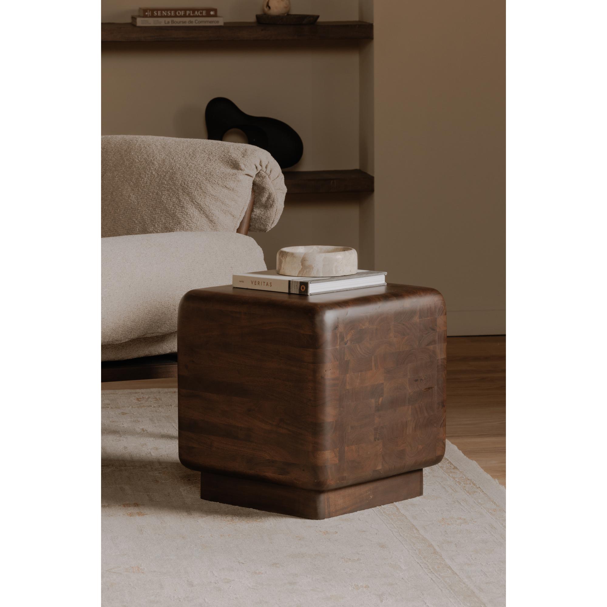 Eton Side Table Dark Brown 7 Eton Side Table Dark Brown - Image 7