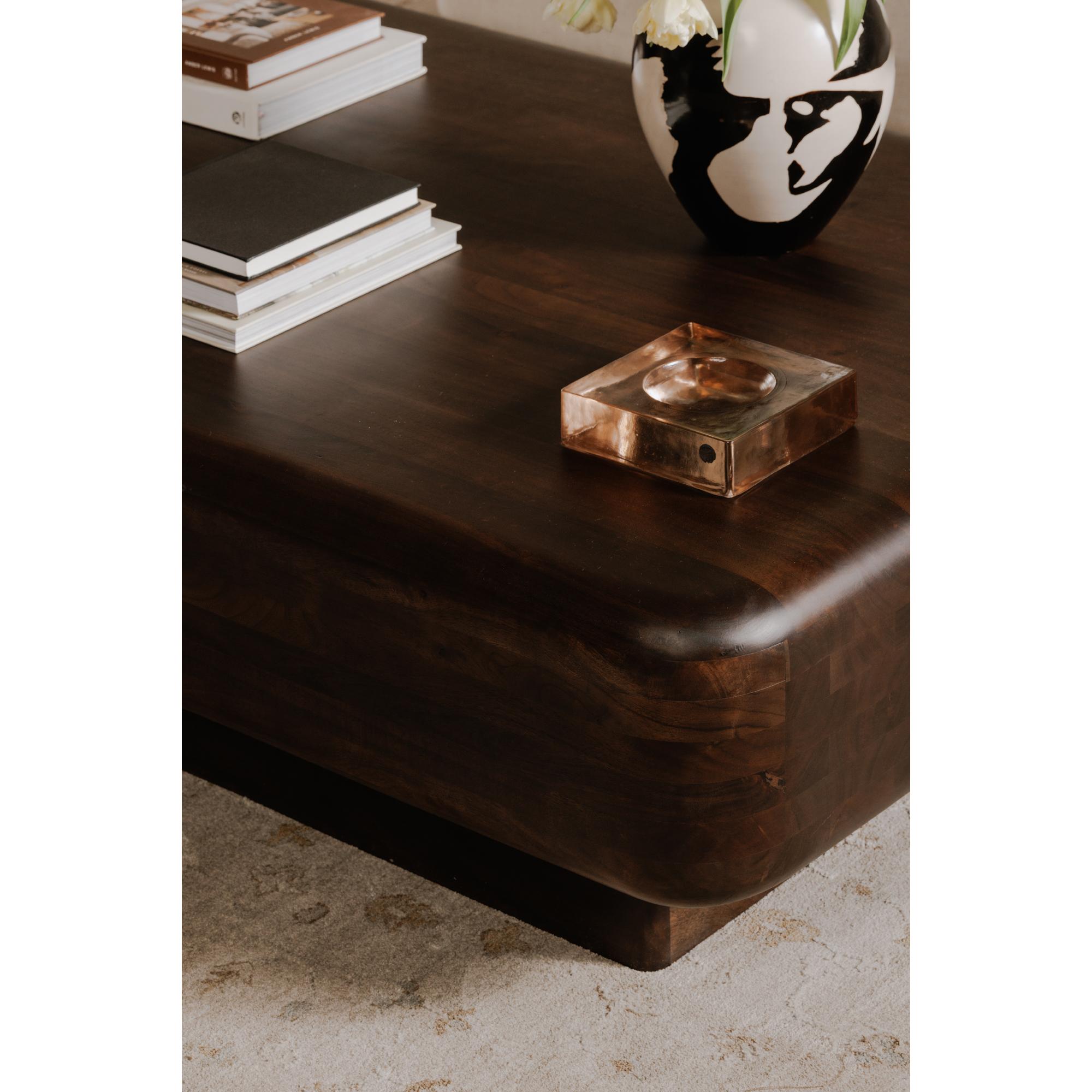 Eton Coffee Table Dark Brown 9 Eton Coffee Table Dark Brown - Image 9
