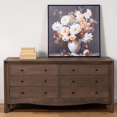 Mabel 6 Drawer Dresser Dark Brown