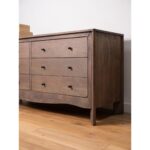 Mabel 6 Drawer Dresser Dark Brown LX-1086-20 LX 1086 20 11