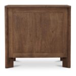 Mabel Nightstand Dark Brown LX-1087-20 LX 1087 20 Mabel back shadsilo