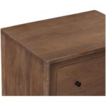 Mabel Nightstand Dark Brown LX-1087-20 LX 1087 20 Mabel closeup shadsilo