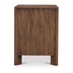 Mabel Nightstand Dark Brown LX-1087-20 LX 1087 20 Mabel side left shadsilo