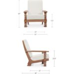Ingrid Accent Chair Off White 5 Ingrid Accent Chair Off White LX-1094-05 LX 1094 05 70 dim