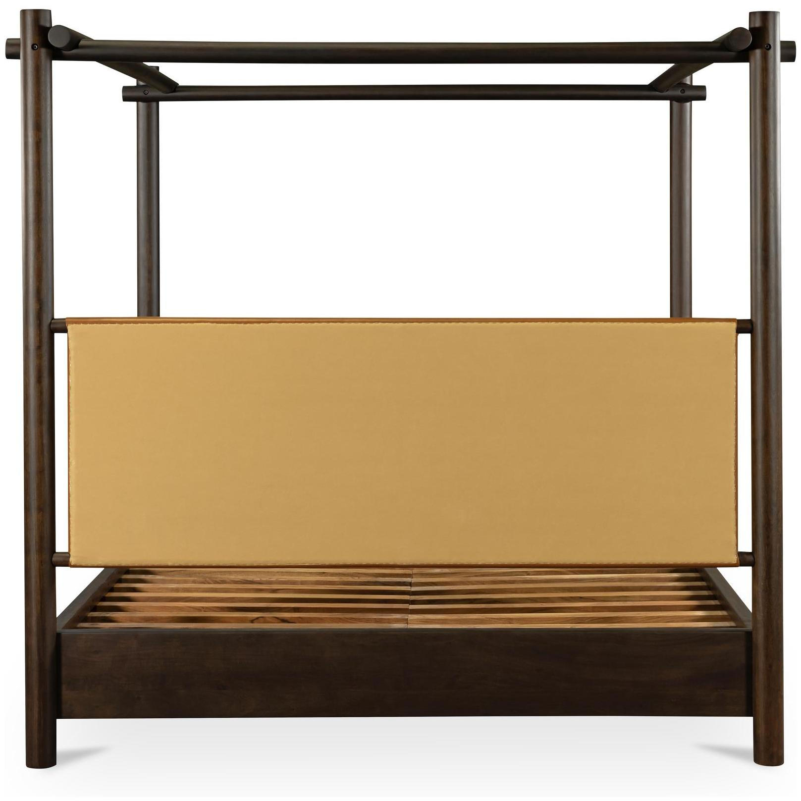 Devin Bed Queen Brown 4 Devin Bed Queen Brown - Image 4