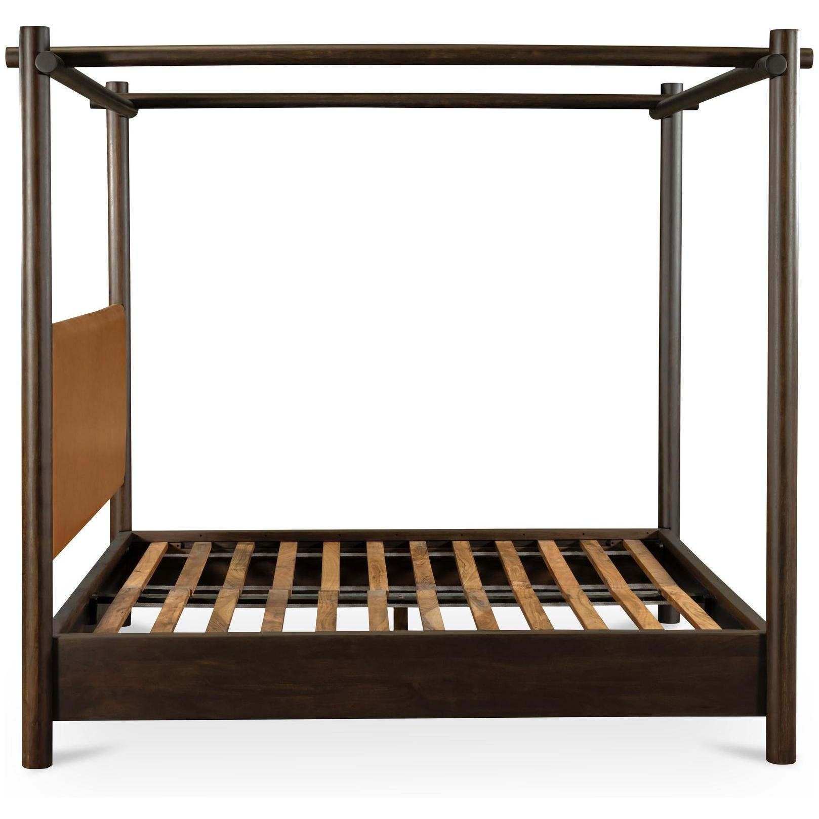 Devin Bed Queen Brown 3 Devin Bed Queen Brown - Image 3
