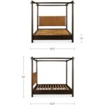 Devin Bed King Brown LX-1098-20-0 LX 1098 20 0 70 dim