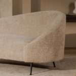 Abigail Chaise Light Brown Faux Shearling ME-1053-21 ME 1053 21 11