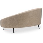 Abigail Chaise Light Brown Faux Shearling ME-1053-21 ME 1053 21 Abigail diagR back shadsilo