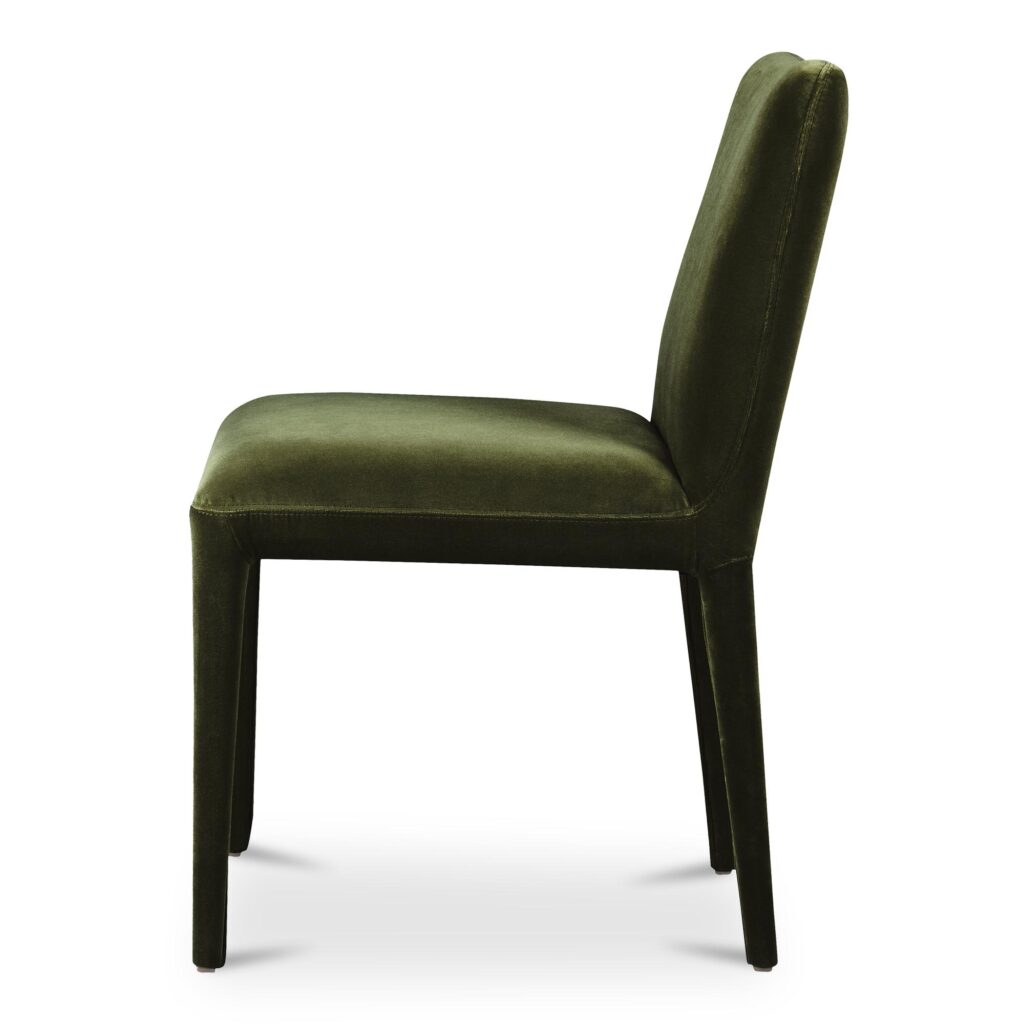 Calla Dining Chair Green Velvet-Set Of Two - Image 6