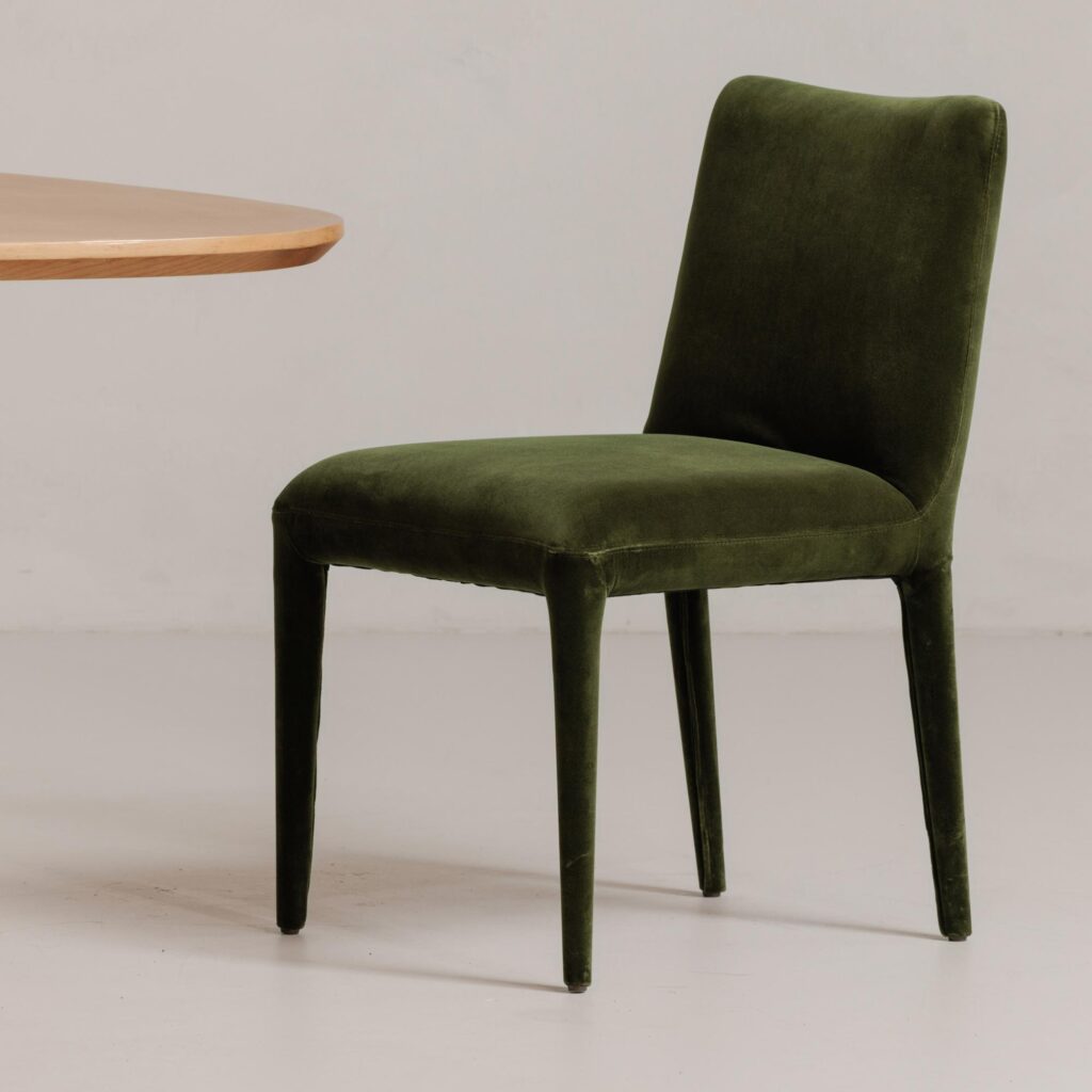 Calla Dining Chair Green Velvet-Set Of Two - Image 9