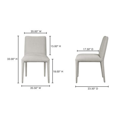 Calla Dining Chair Light Grey-Set Of Two ME-1062-29 ME 1062 29 70