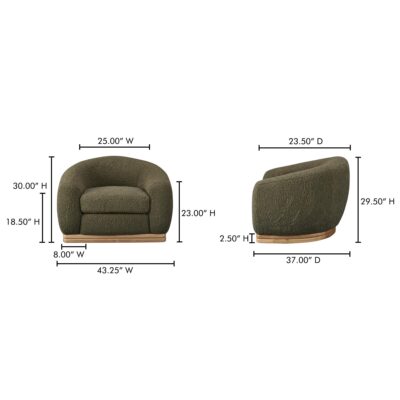 Marlowe Lounge Chair ME-1065-16 ME 1065 16 70