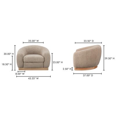 Marlowe Lounge Chair ME-1065-39 ME 1065 39 70