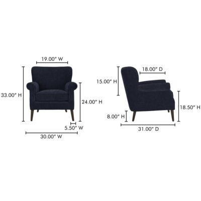 Harriet Accent Chair ME-1068-19 ME 1068 19 70