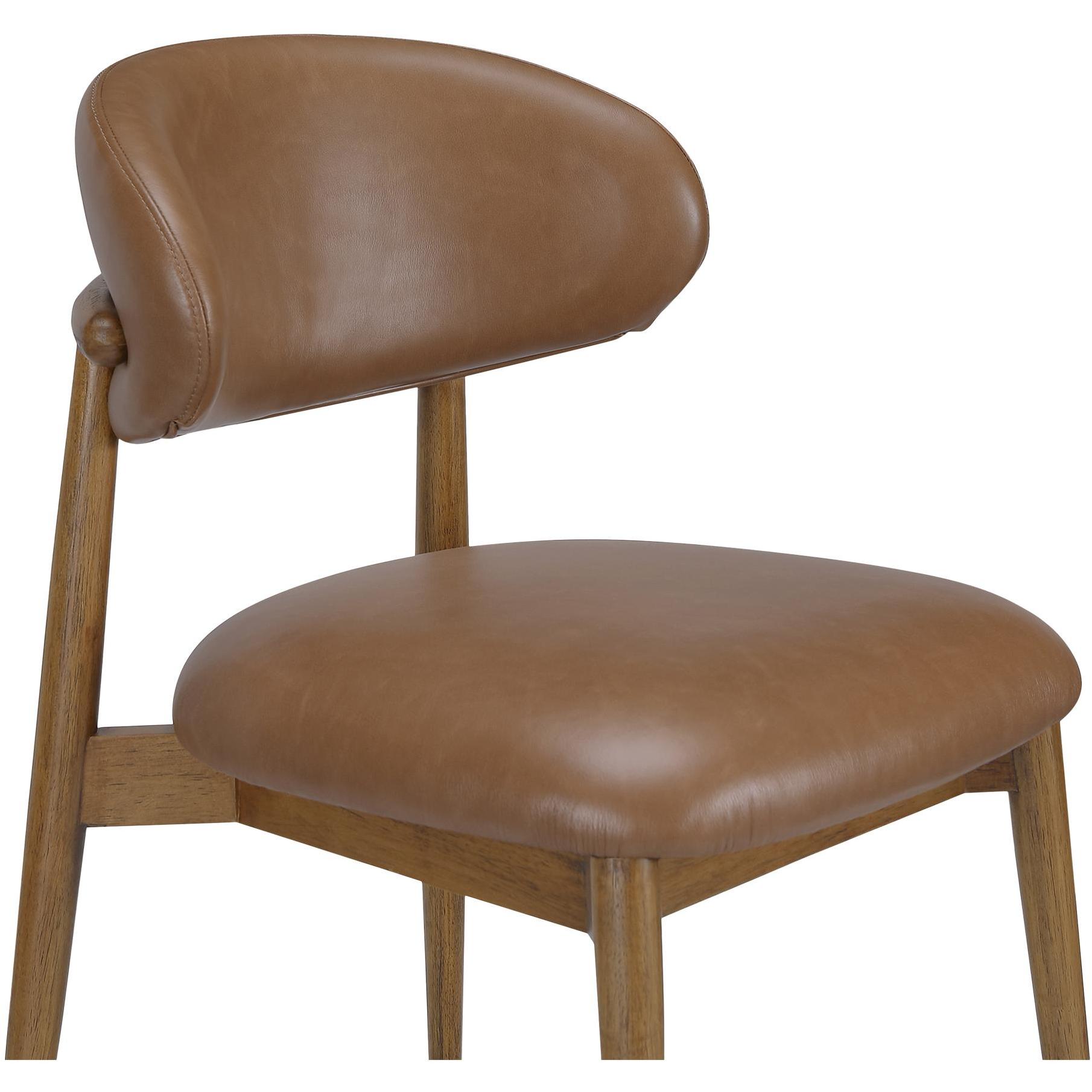 Ellie Dining Chair Brown Leather 5 Ellie Dining Chair Brown Leather - Image 5