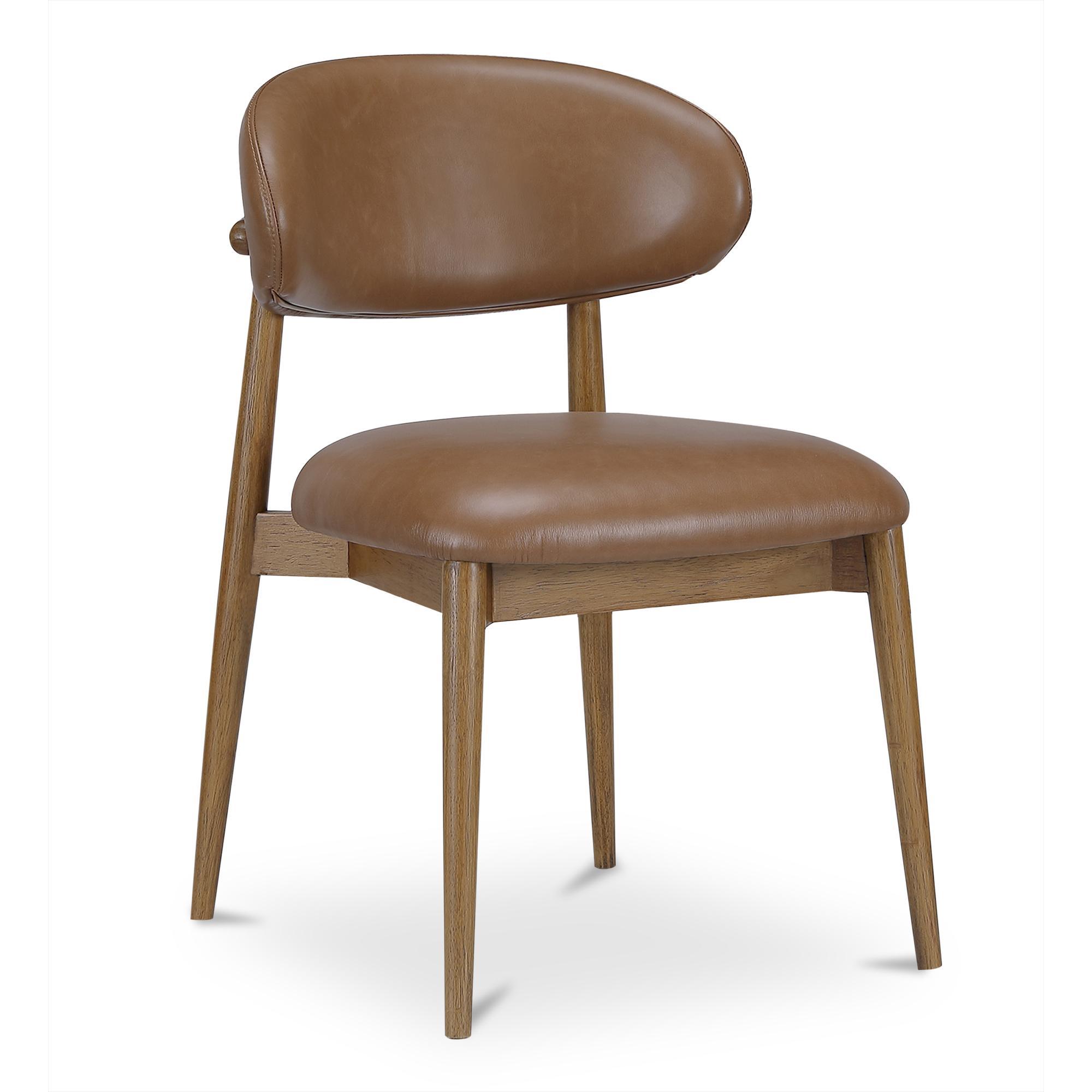 Ellie Dining Chair Brown Leather 1 Ellie Dining Chair Brown Leather