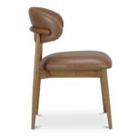 Ellie Dining Chair Brown Leather 8 Ellie Dining Chair Brown Leather ME-1069-03 ME 1069 03 Ellie side right shadsilo