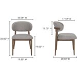 Ellie Dining Chair Light Brown ME-1069-21 ME 1069 21 70