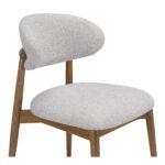 Ellie Dining Chair Oatmeal 10 Ellie Dining Chair Oatmeal ME-1069-34 ME 1069 34 Ellie closeup shadsilo