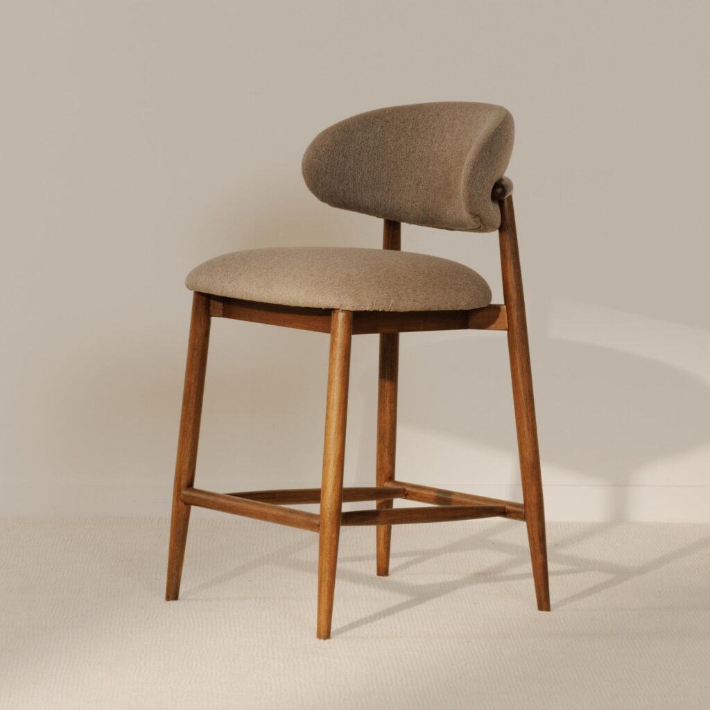 Ellie Counter Stool Light Brown - Image 6