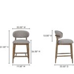 Ellie Counter Stool Light Brown ME-1070-21 ME 1070 21 70