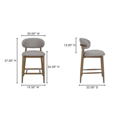 Ellie Counter Stool Light Brown ME-1070-21 ME 1070 21 70