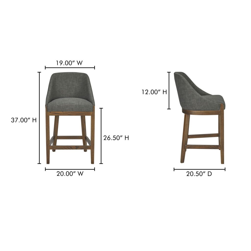 Edward Counter Stool Heather Green - Image 7