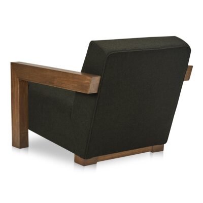 Garnet Lounge Chair Olive Wool Blend ME-1075-27 ME 1075 27 Garnet diagR back shadsilo