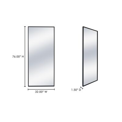 Squire Mirror Black MJ-1050-02 MJ 1050 02 70