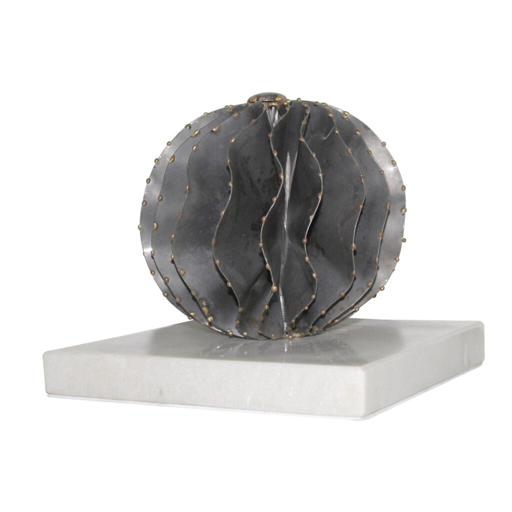 Iron Orb White Marble - Image 2