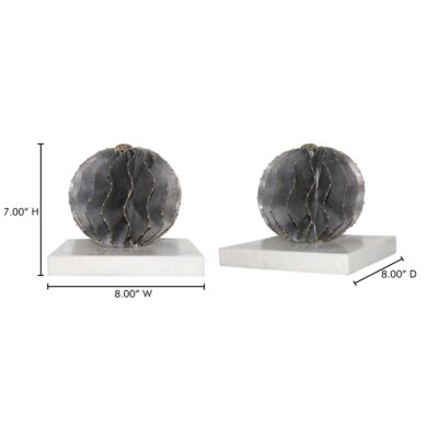 Iron Orb White Marble MK-1042-18 MK 1042 18 70