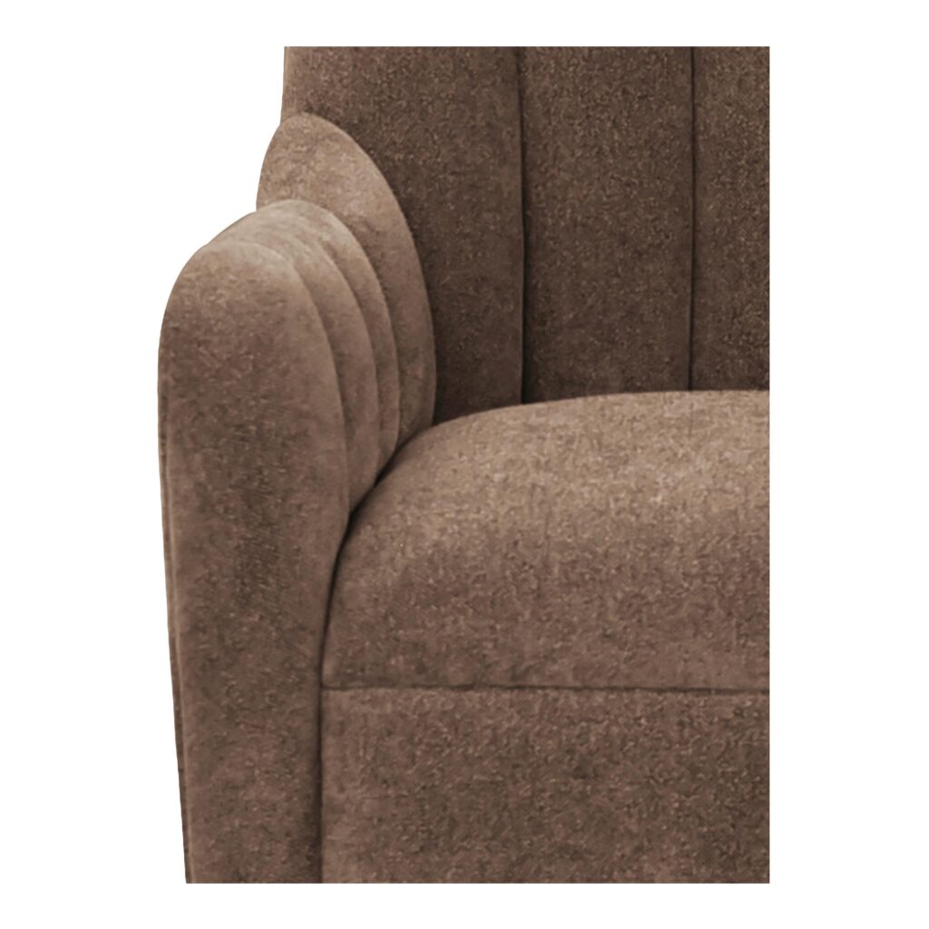 Bowie Swivel Chair Cool Brown - Image 5