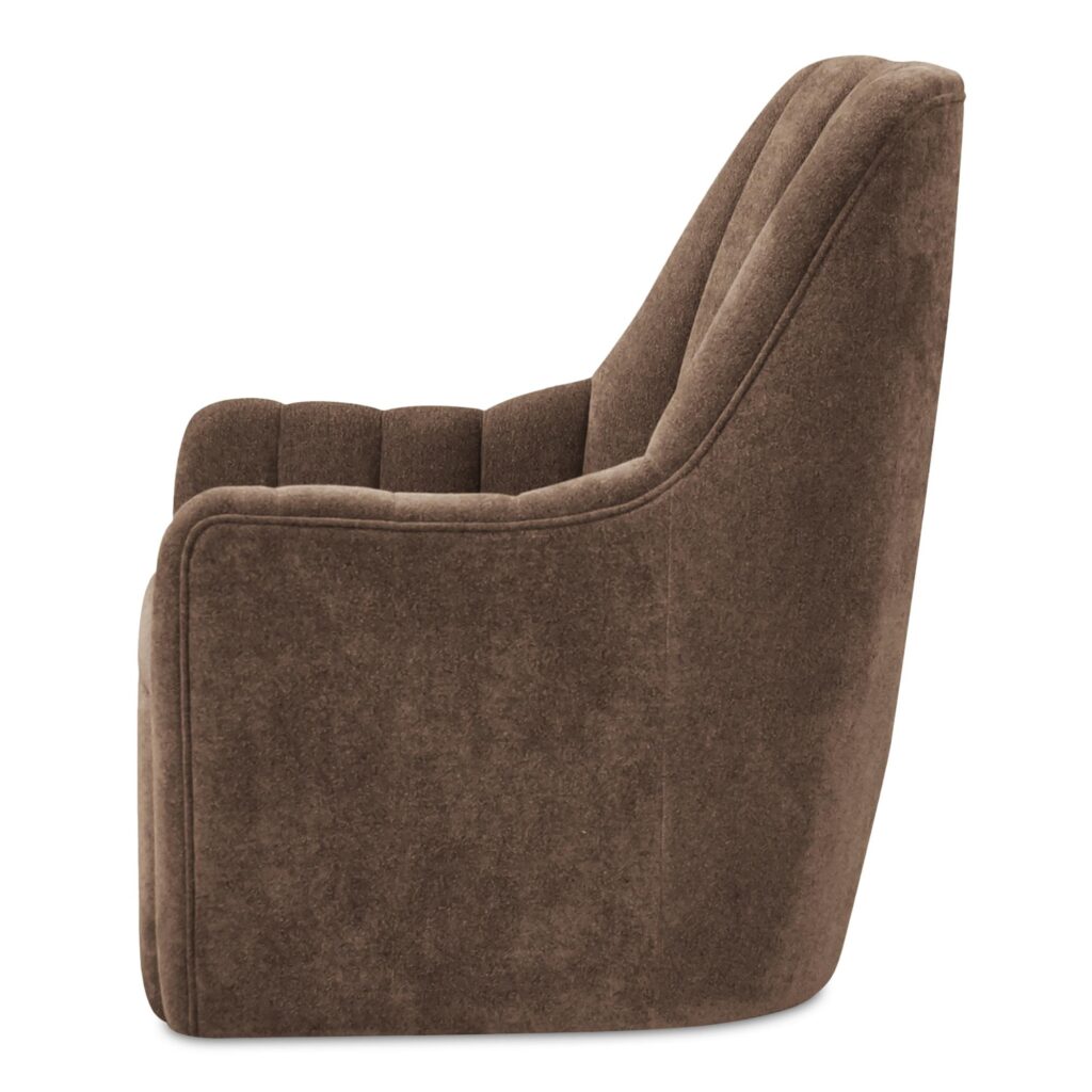 Bowie Swivel Chair Cool Brown - Image 3