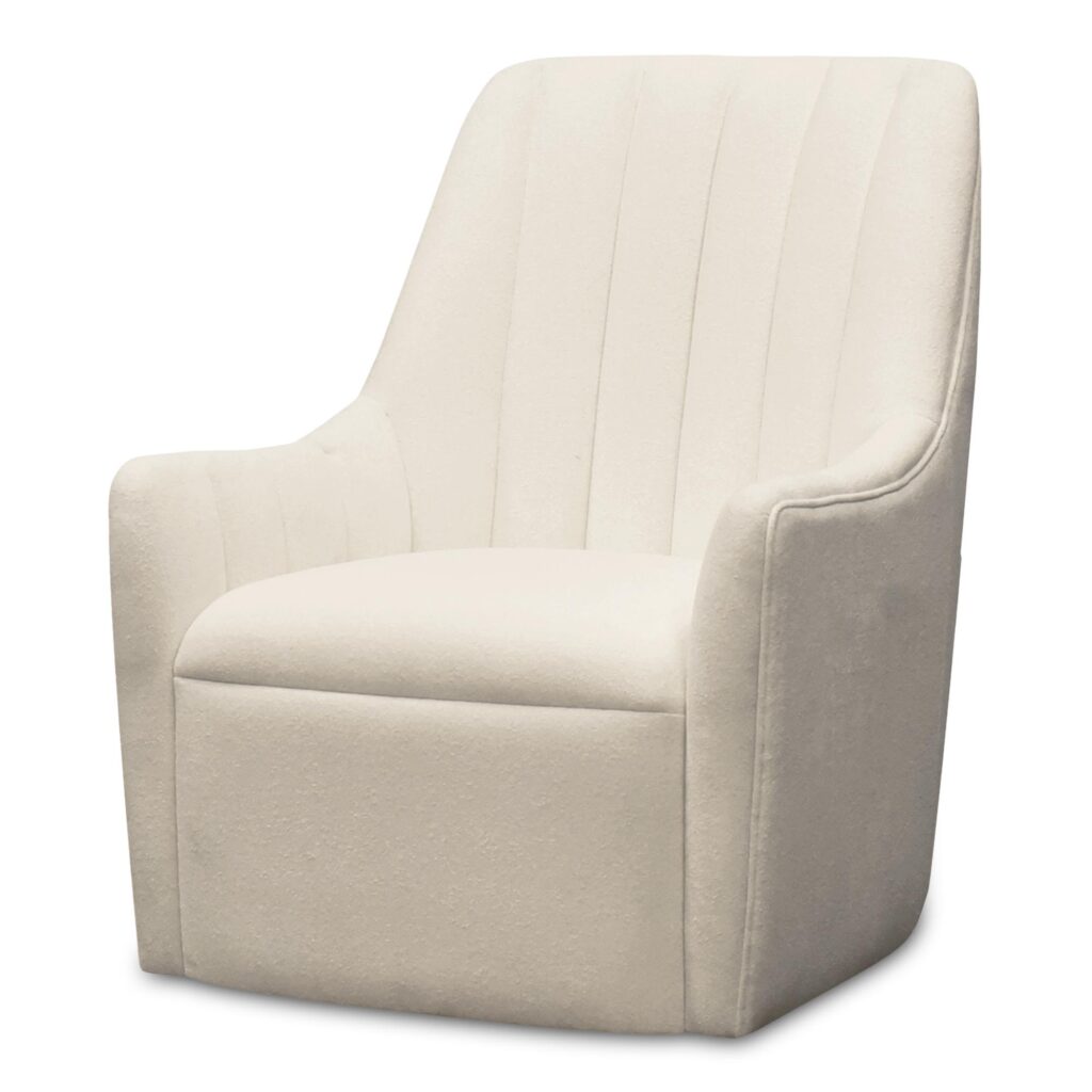 Bowie Swivel Chair White - Image 3