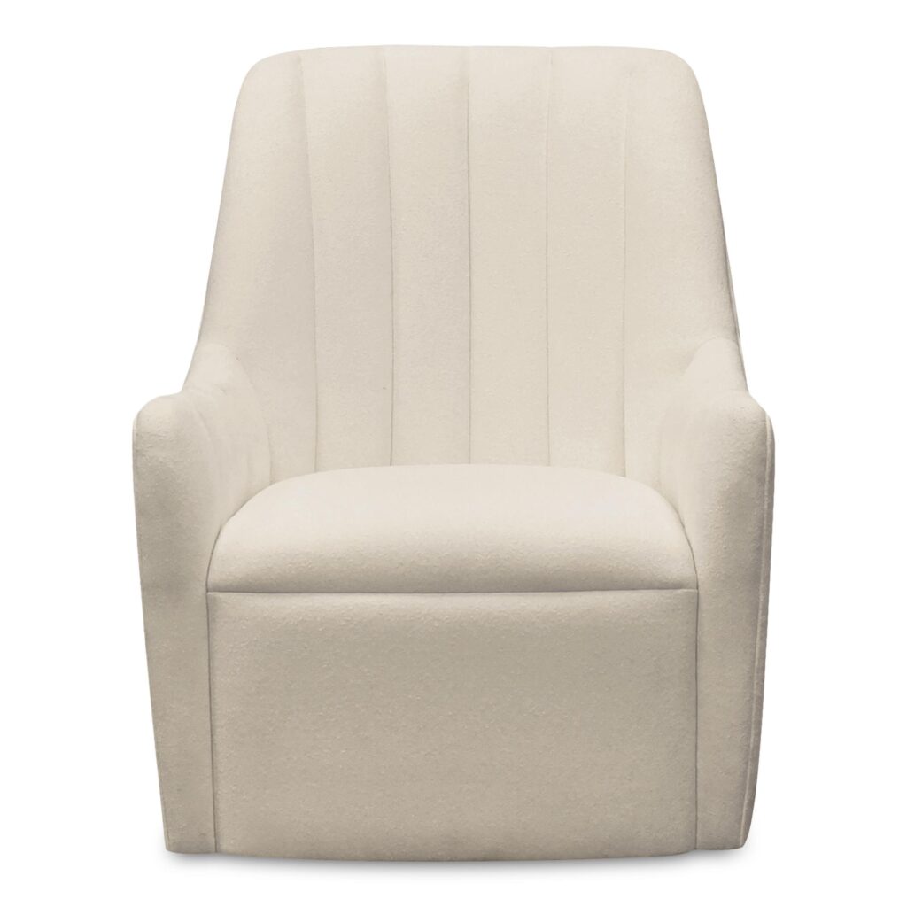 Bowie Swivel Chair White