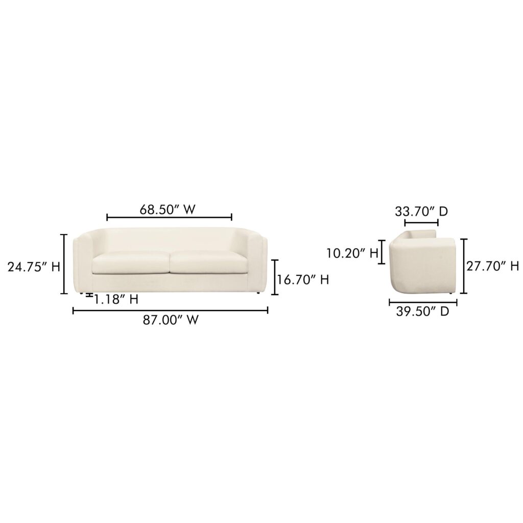 Alora Sofa White - Image 11