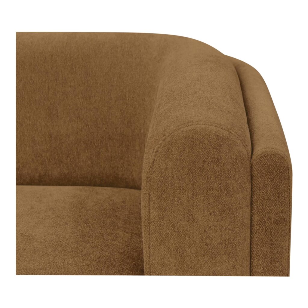 Alora Sofa Fabric Ochre Brown - Image 5