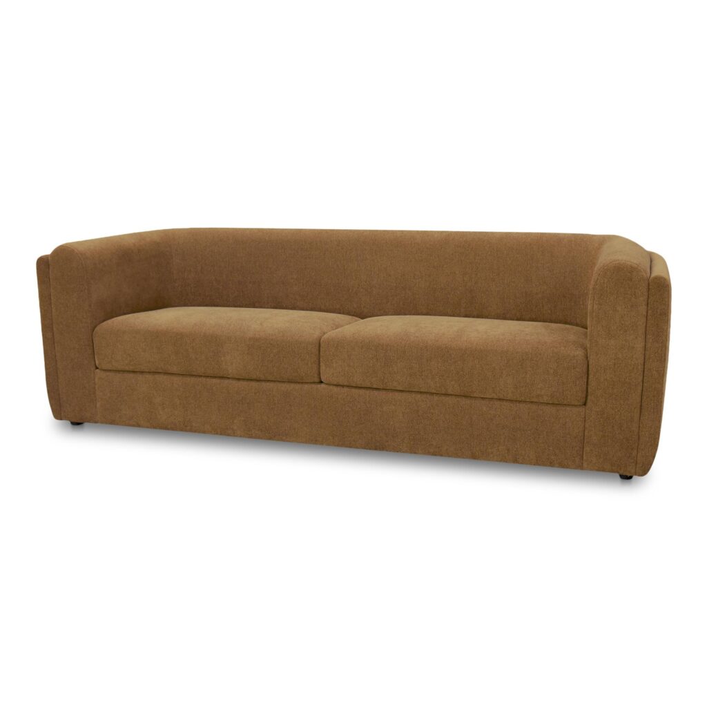 Alora Sofa Fabric Ochre Brown - Image 2