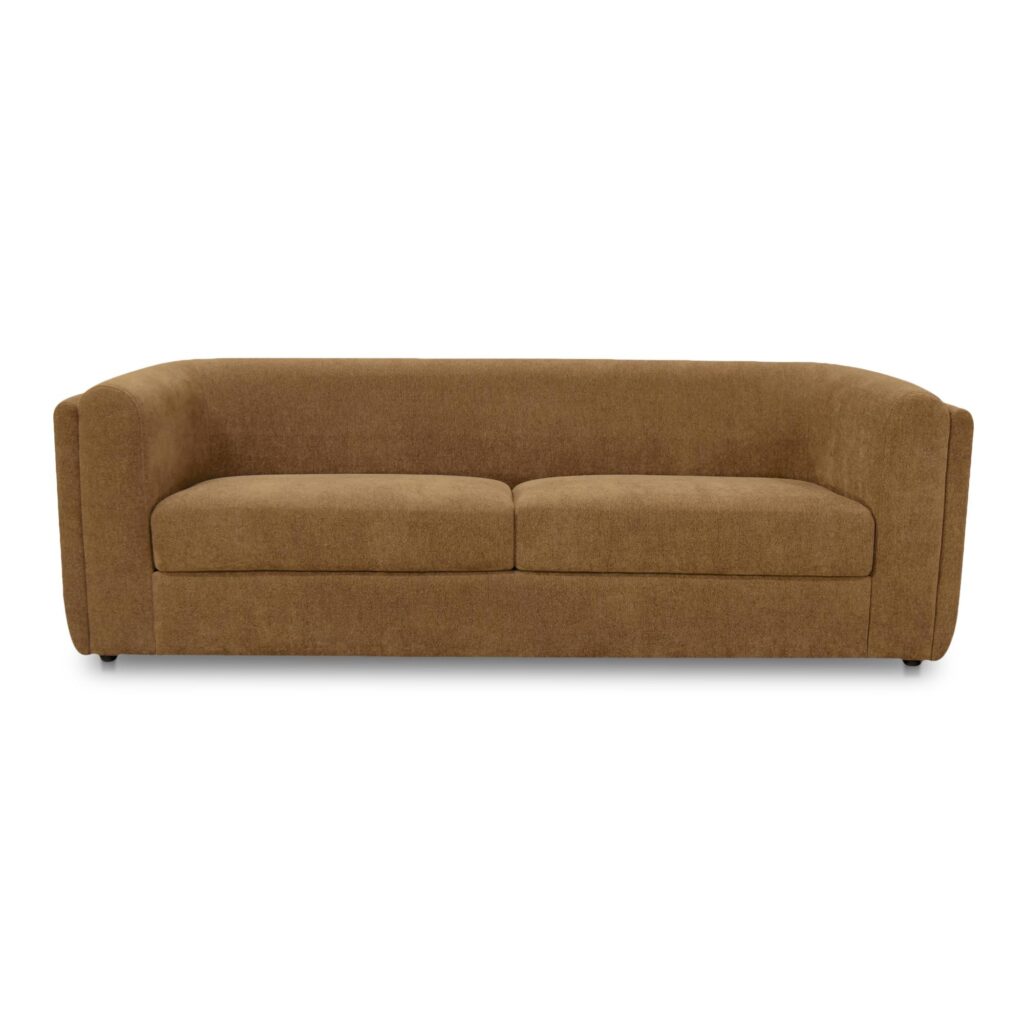 Alora Sofa Fabric Ochre Brown