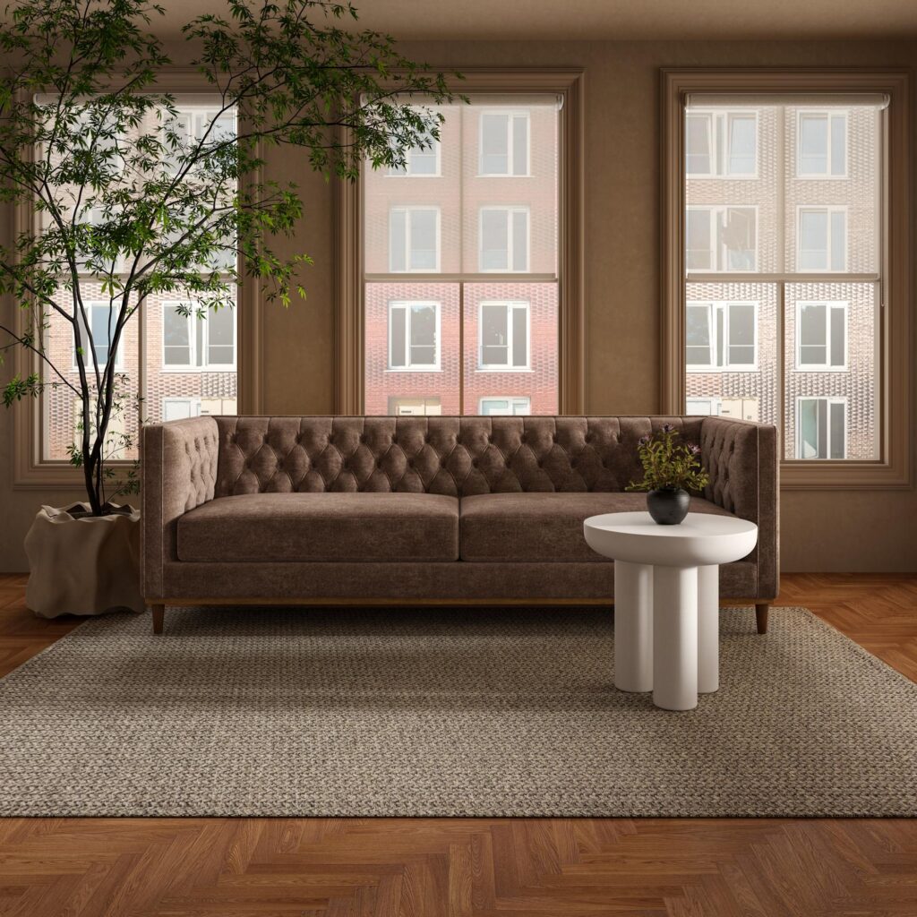 Fielder Sofa Cool Brown - Image 7