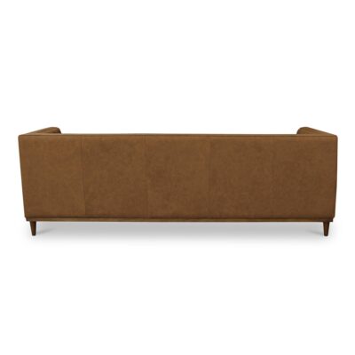 Fielder Sofa Tan Leather MM-1003-40 MM 1003 40 Fielder back shadsilo