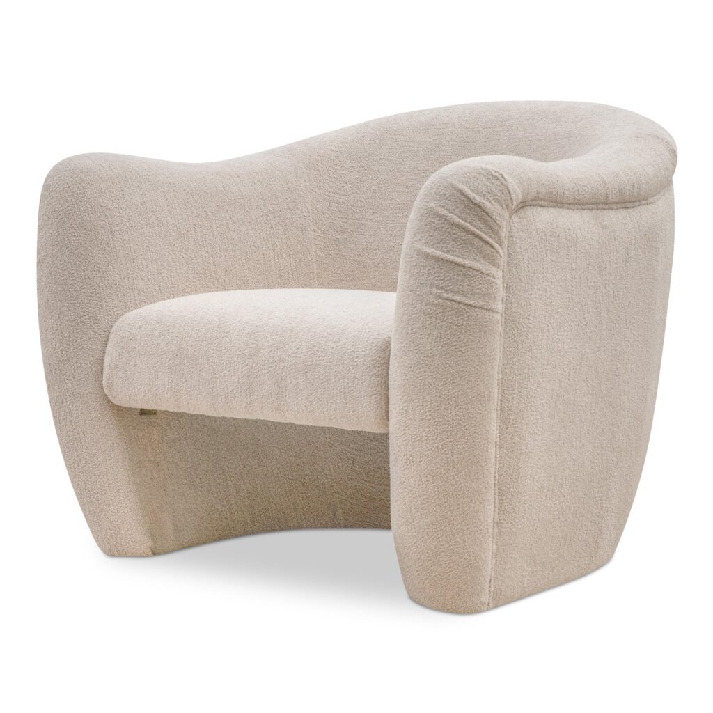 Domino Accent Chair Beige - Image 3