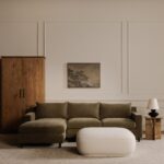 Marion Square Ottoman White MO-1001-18 MO 1001 18 00