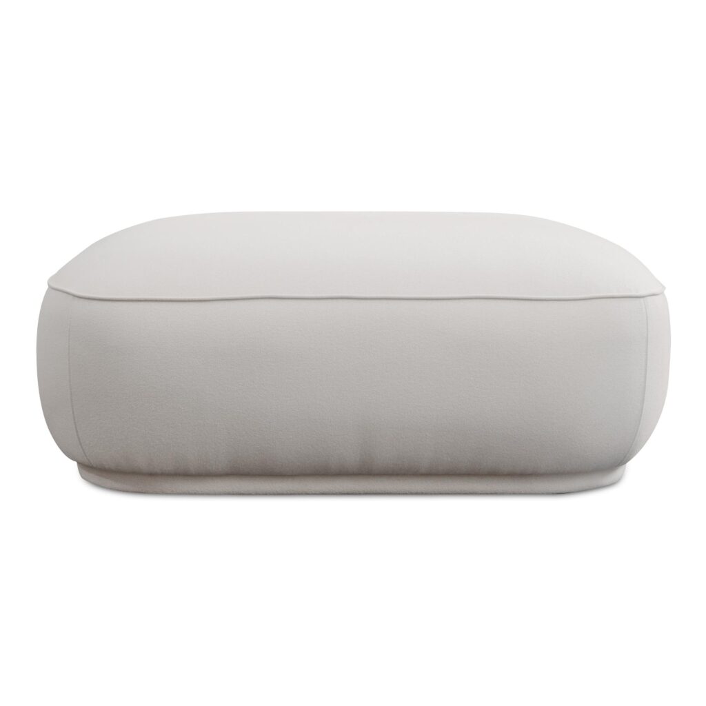 Marion Square Ottoman White - Image 4