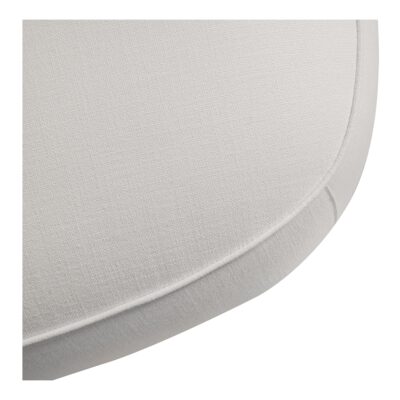 Marion Square Ottoman White MO-1001-18 MO 1001 18 Marion closeup shadsilo