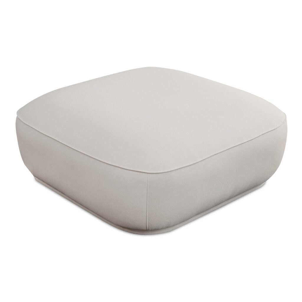 Marion Square Ottoman White - Image 2