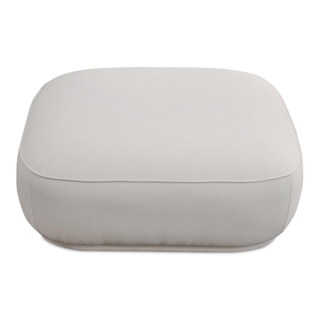 Marion Square Ottoman White - Image 3