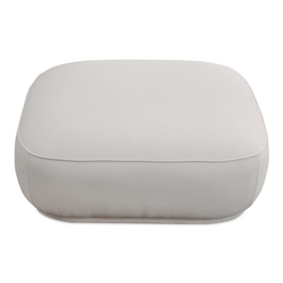 Marion Square Ottoman White MO-1001-18 MO 1001 18 Marion front top shadsilo